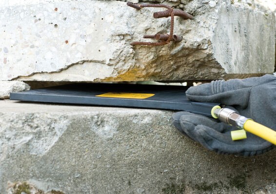 Ultraflat Hebekissen